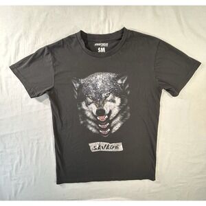 Streetware Wolf Savage Graphic T-Shirt Small